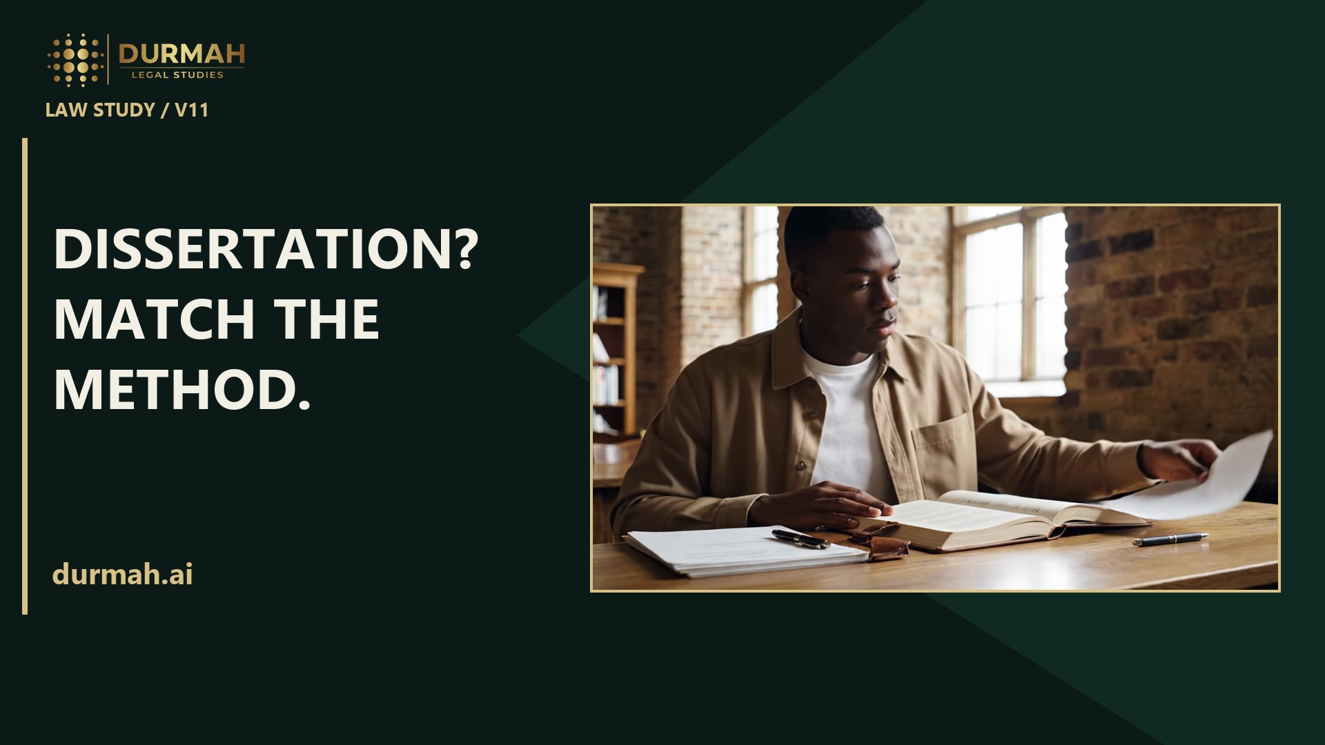 Cover for Law Dissertations: Choose a Method and Build a Literature Review