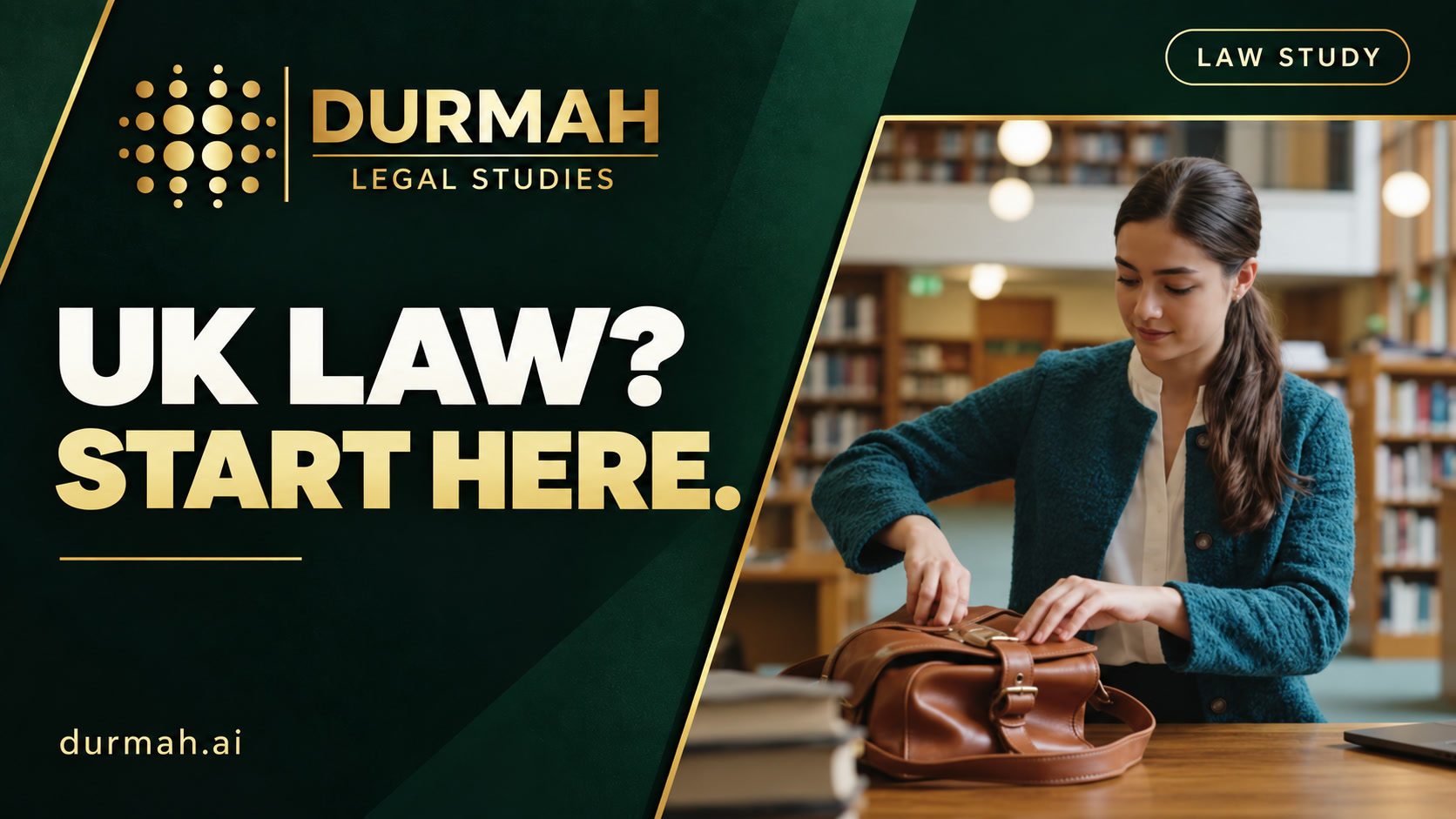 Cover for Starting Law in the UK: Your First-Month Study Plan