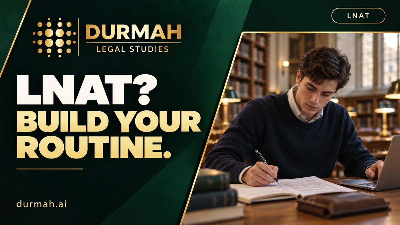 LNAT? Build your routine. Durmah LNAT preparation video